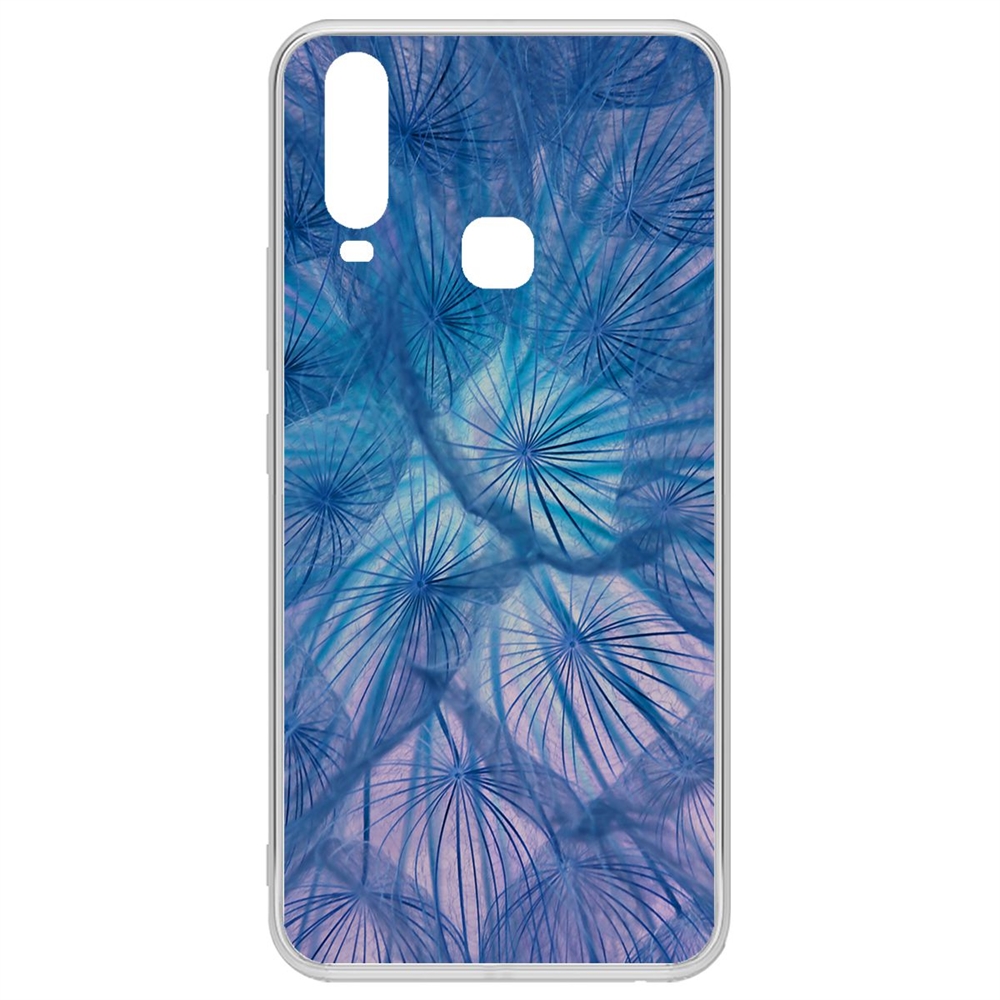 

Чехол-накладка Krutoff Clear Case Синий одуванчик для Vivo Y11/Y12/Y17, Прозрачный