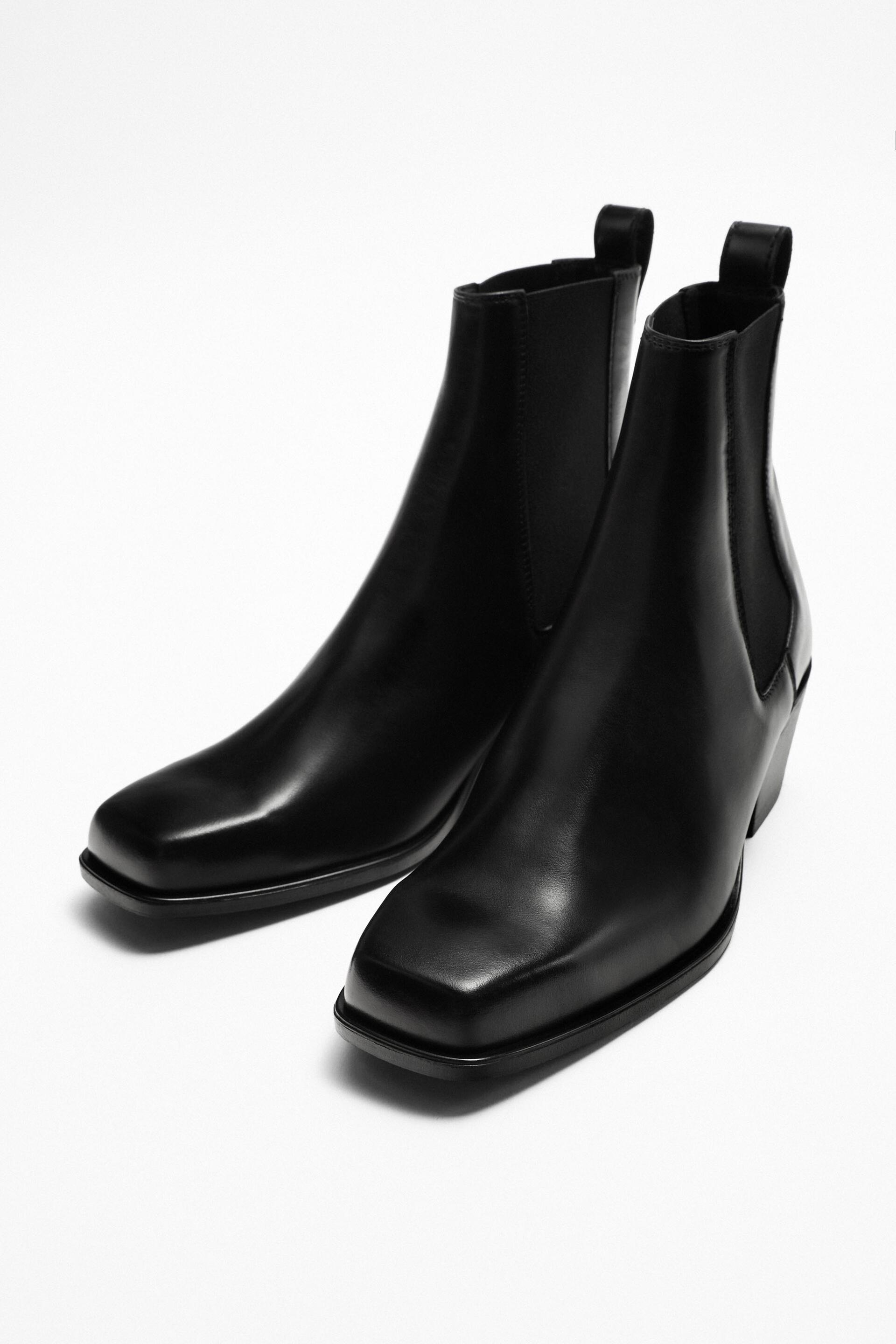 Ботинки мужские ZARA 12085020 черные 41 RU (доставка из-за рубежа)