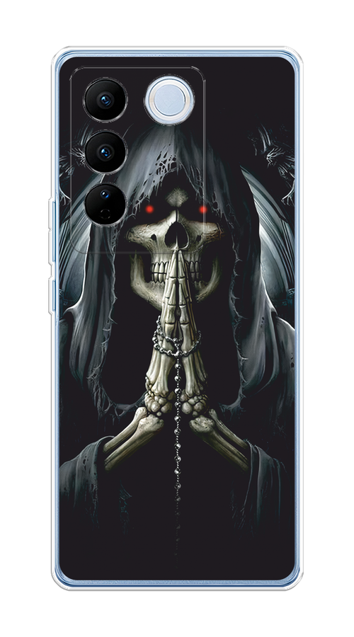 

Чехол на Vivo V27/V27 Pro "Молитва", Серый, 268450-1