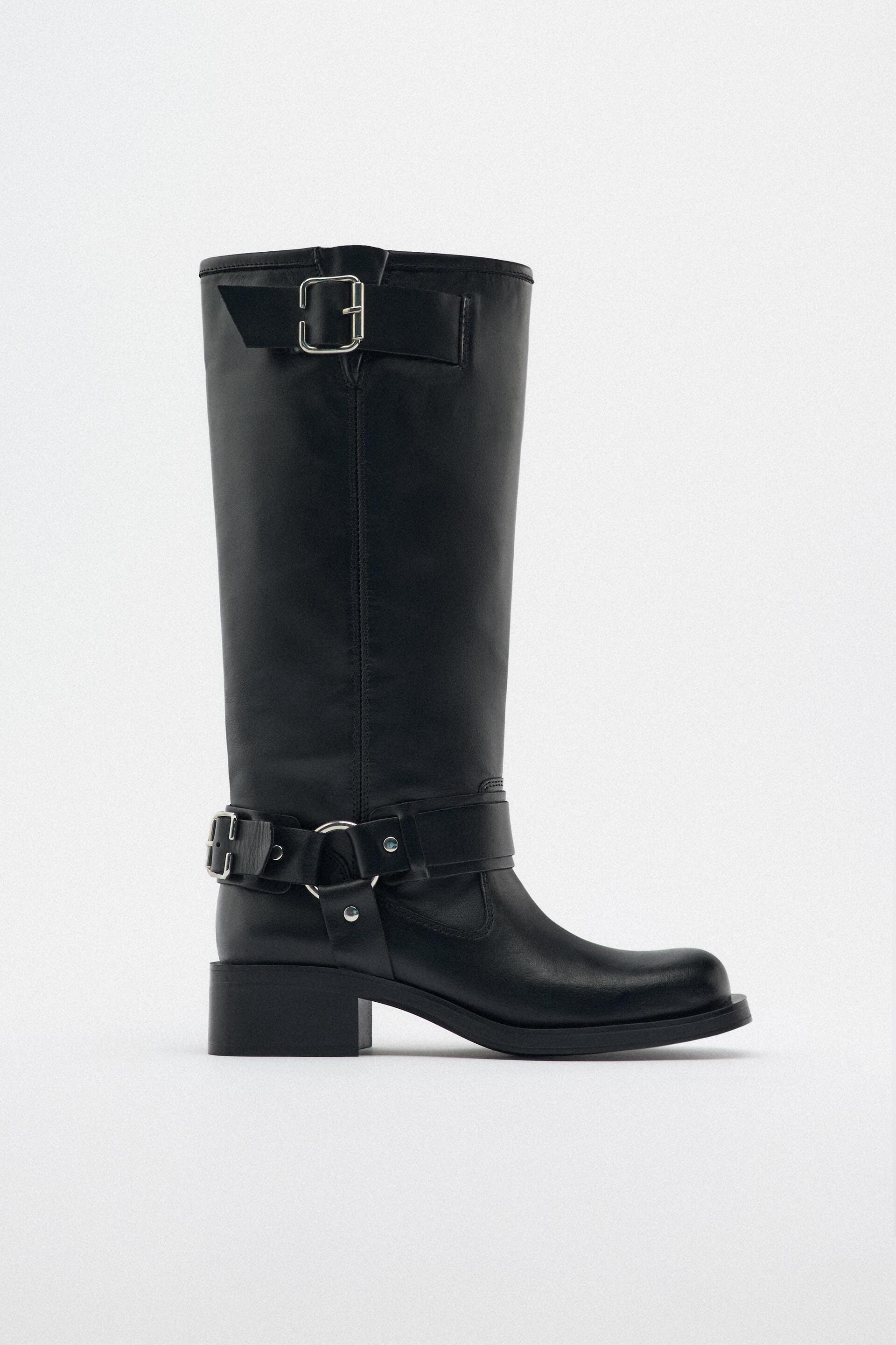 

Сапоги женские ZARA 206468 черные 35 RU (доставка из-за рубежа), 206468