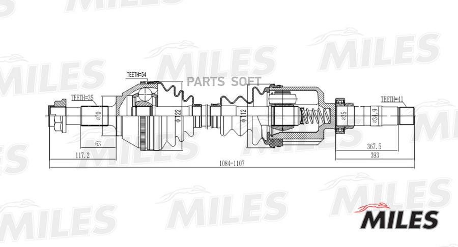 

Привод в сборе citroen jumper/ducato/boxer 1.9d-2.8tdi 94-02 прав. +abs 1.8t