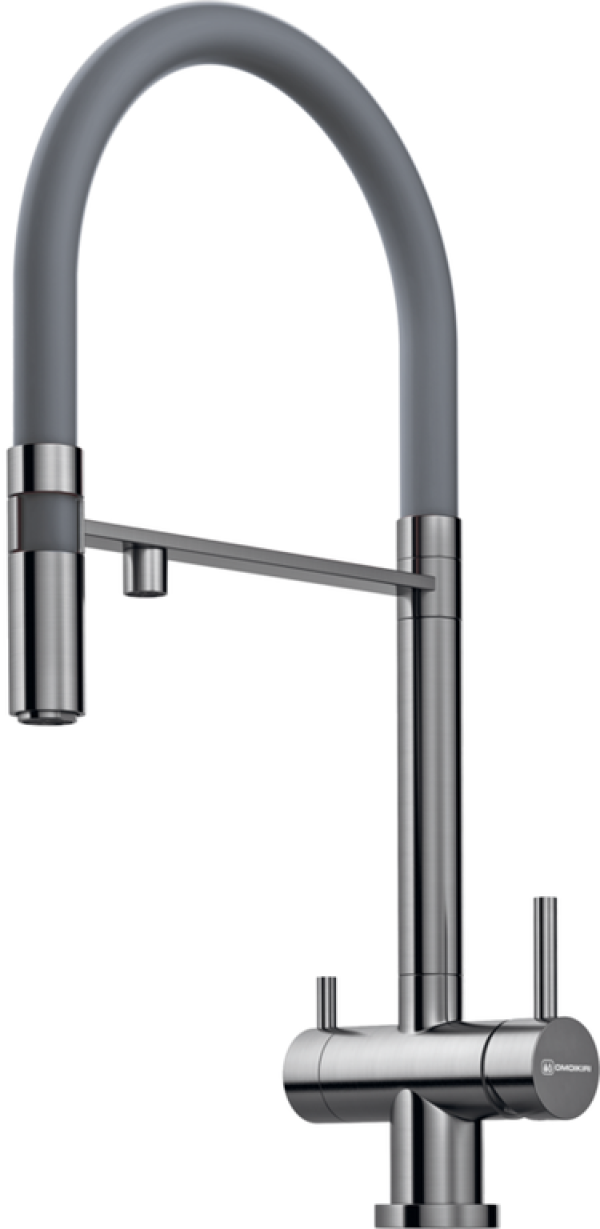 

Сменный гибкий шланг для смесителя Omoikiri Kanto OT-01 GR leningrad grey 4996038