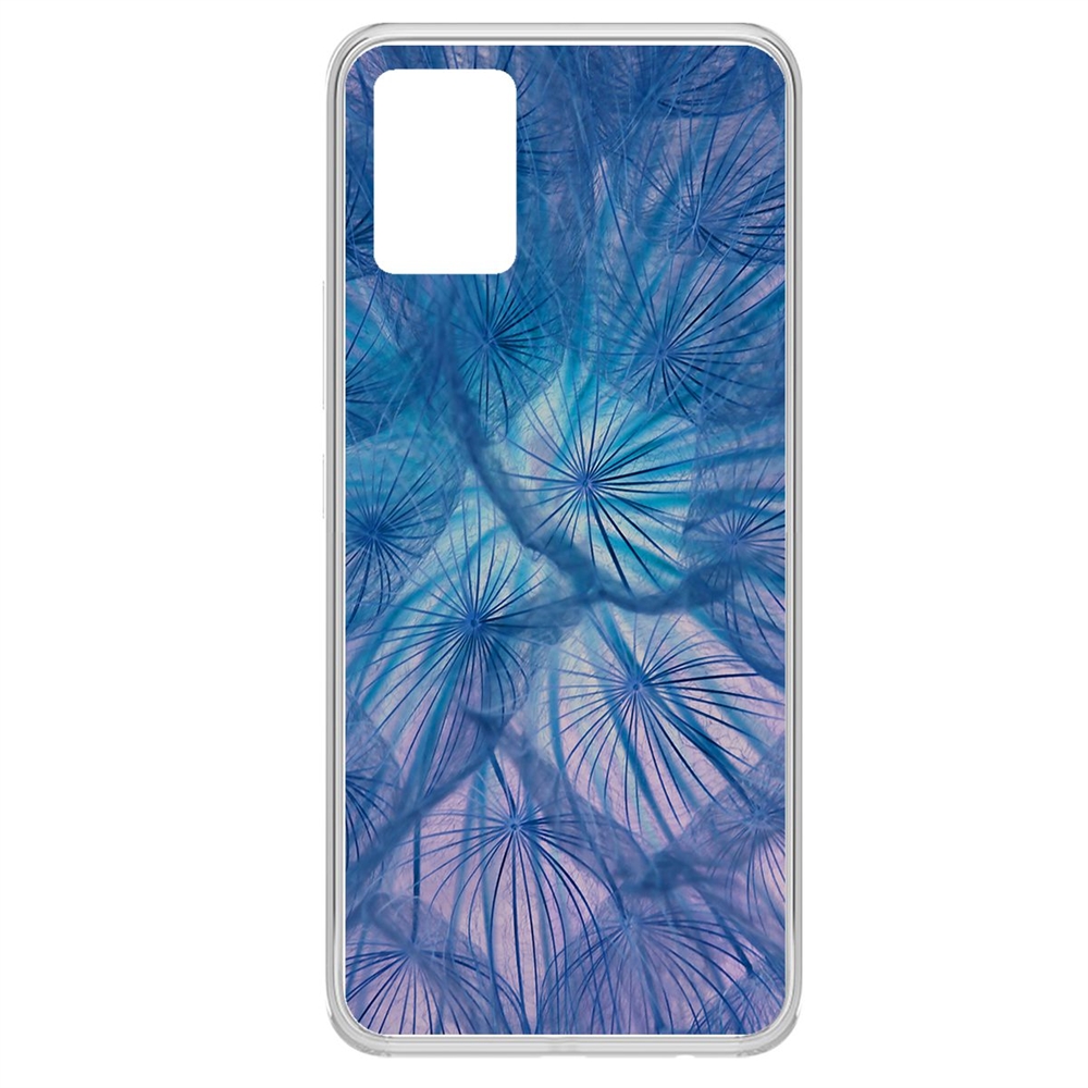 

Чехол-накладка Krutoff Clear Case Синий одуванчик для Vivo V20