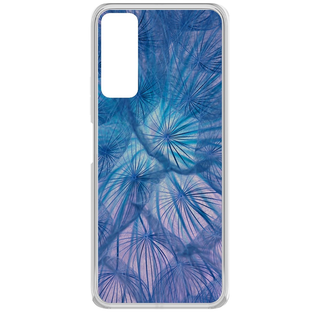 

Чехол-накладка Krutoff Clear Case Синий одуванчик для Tecno Camon 17P