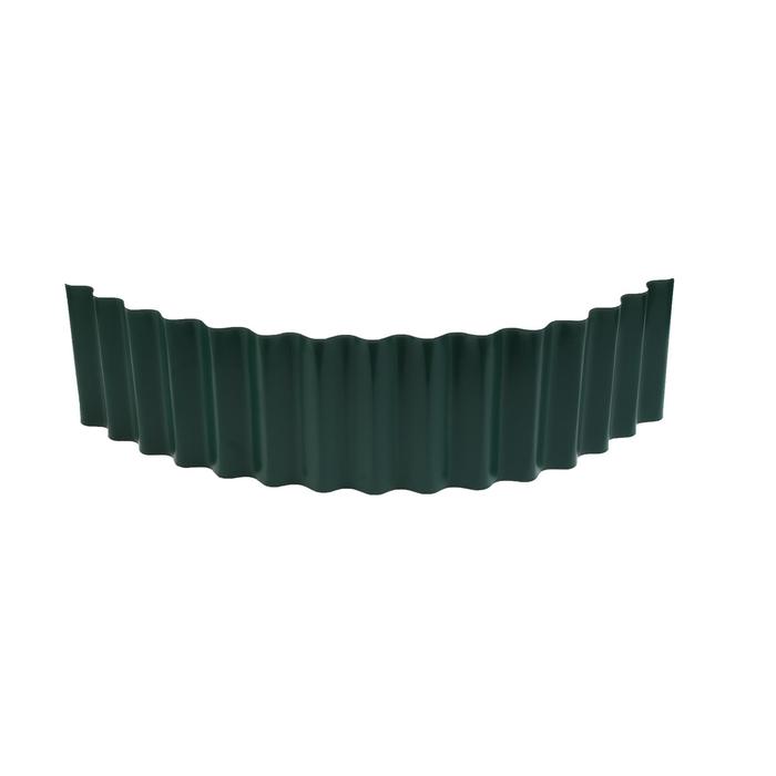

Ограждение для клумбы Волна Greengo 5498368 110x24 см, зелёное, Зеленый