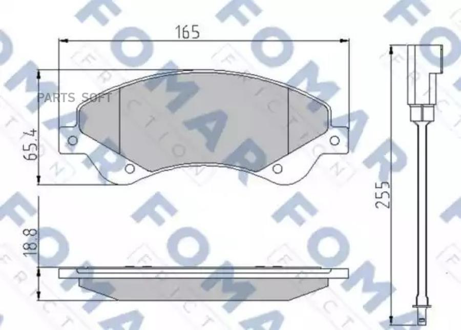 

Тормозные колодки FOMAR-FRICTION передние fo925181