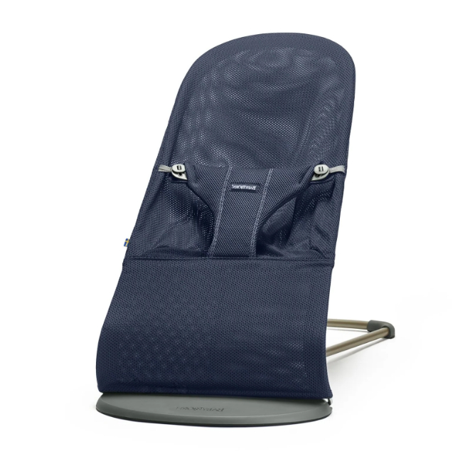 

Детский шезлонг BabyBjorn Bliss Mesh ТЕМНО СИНИЙ +СОСКА deep spase, Mesh