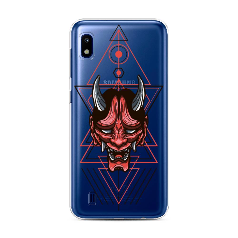 

Чехол для Samsung Galaxy A10 "Hanya Oni mask", Серый;красный;черный, 27950-4