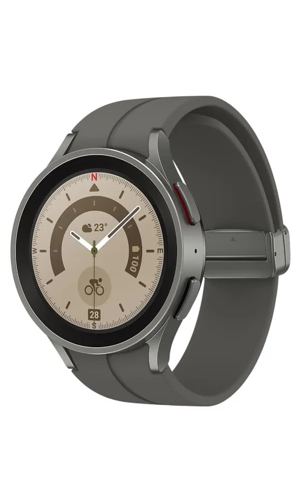 Смарт-часы Samsung Galaxy Watch 5 Pro (45мм) серый титан
