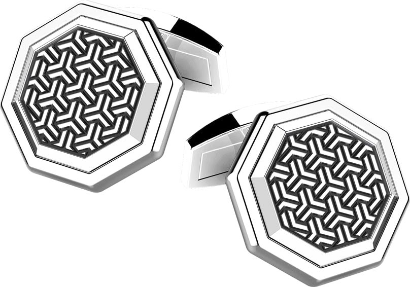 

Запонки из серебра Zancan EXG067, EXG067
