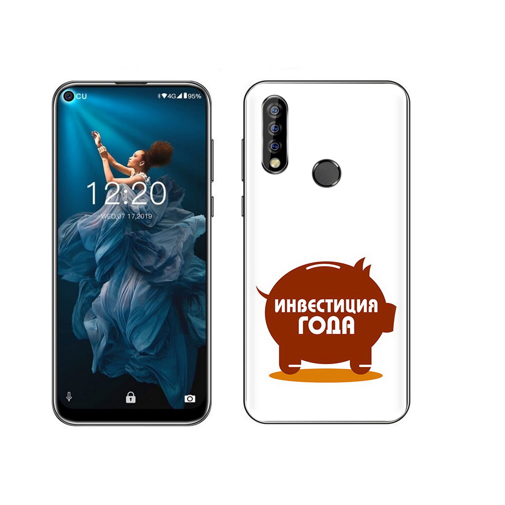 

Чехол MyPads Tocco для Oukitel C17 Pro инвестиция, Прозрачный, Tocco