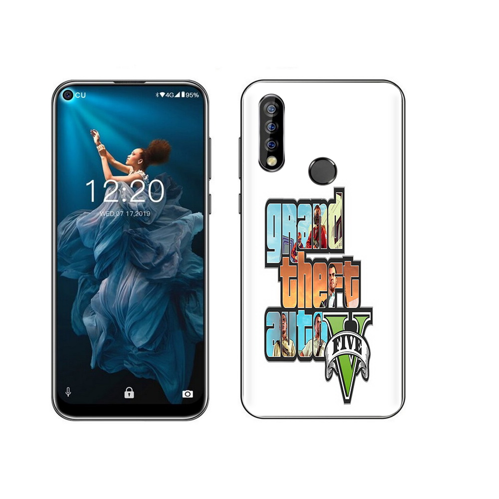 

Чехол MyPads Tocco для Oukitel C17 Pro игра гта, Прозрачный, Tocco