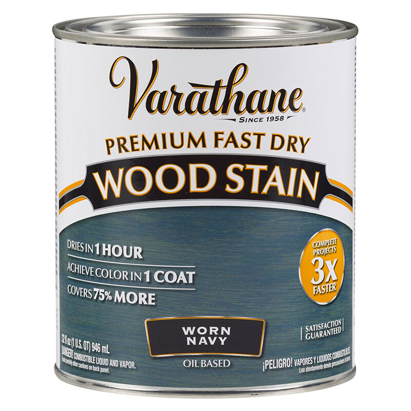 фото Масло varathane premium fast dry wood stain состаренный морской, 0.946 л