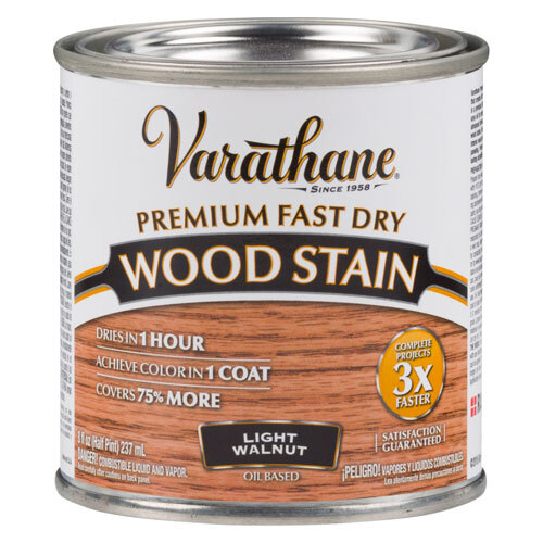 фото Масло для дерева и мебели varathane premium fast dry wood stain светлый орех, 0.236 л