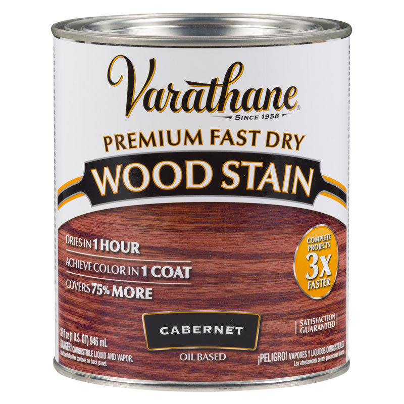 фото Масло для дерева и мебели varathane premium fast dry wood stain каберне, 0.946 л
