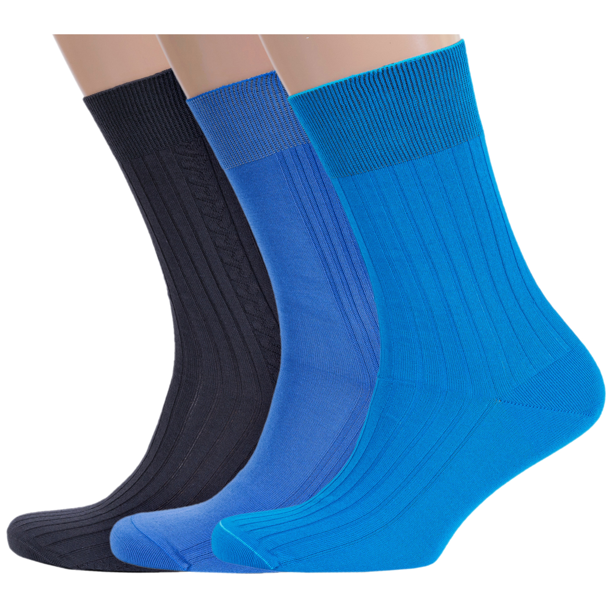 

Комплект носков мужских Rusocks 3-М3-11001 разноцветных 25, Серый;голубой;бирюзовый, 3-М3-11001