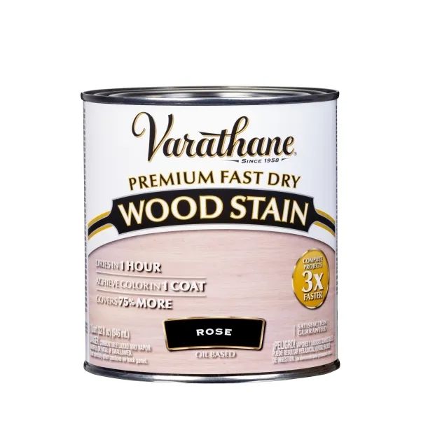 Масло для дерева и мебели Varathane Premium Fast Dry Wood Stain Лепесток розы, 0.236 л