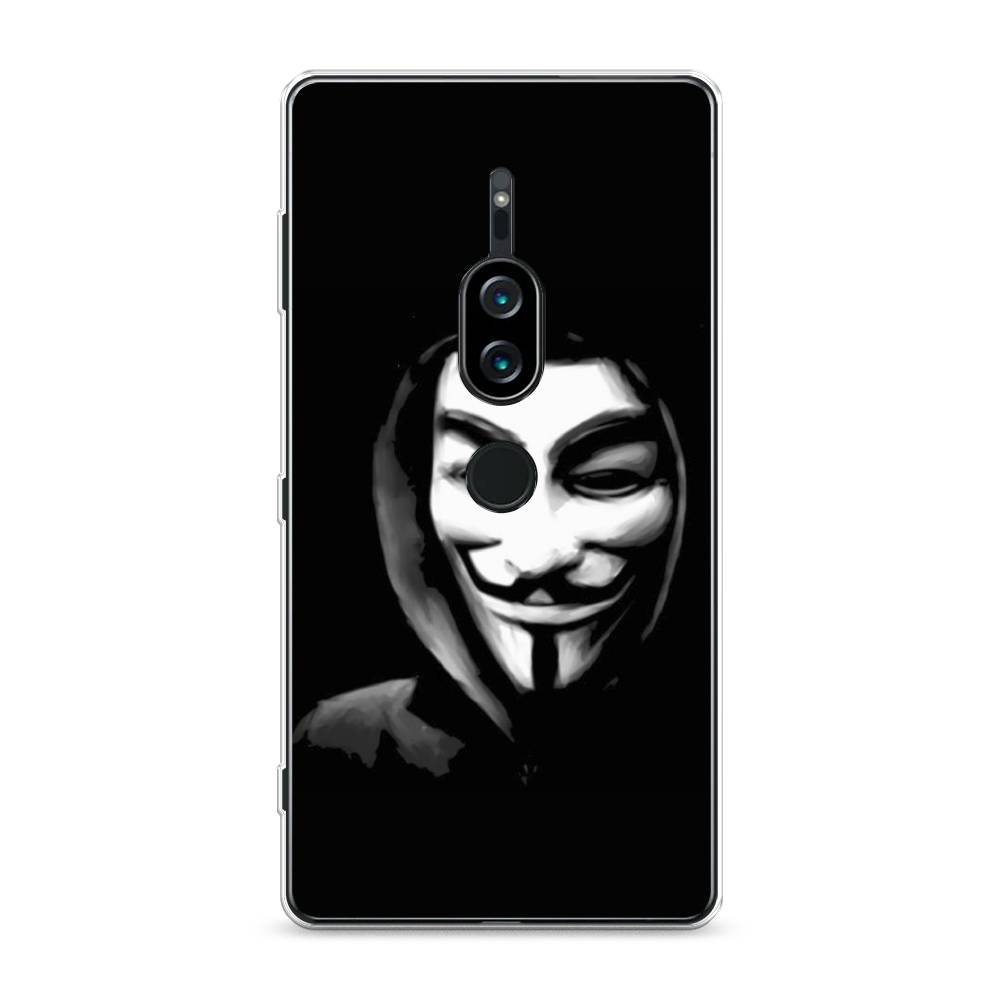 

Силиконовый чехол "Анонимус" на Sony Xperia XZ2 Premium, 53350-5