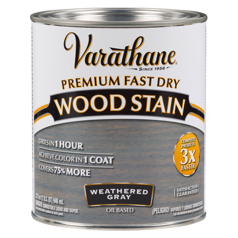 фото Масло для дерева и мебели varathane premium fast dry wood stain графит, 0.946 л