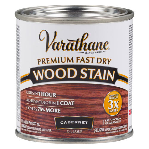 фото Масло для дерева и мебели varathane premium fast dry wood stain каберне, 0.236 л