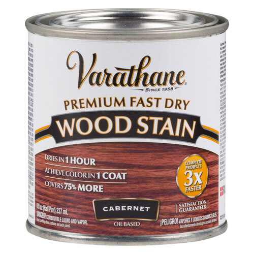 

Масло для дерева и мебели Varathane Premium Fast Dry Wood Stain Каберне, 0.236 л, Красный, Fаst Dry Wood Stаin