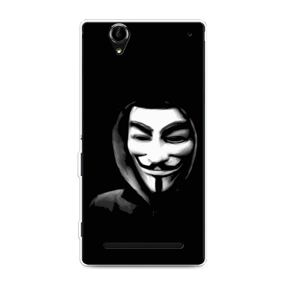 

Чехол Awog на Sony Xperia T2 Ultra "Анонимус", Разноцветный, 50950-5
