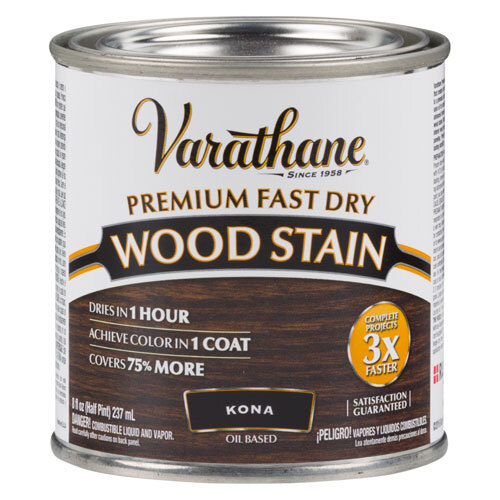 фото Масло для дерева и мебели varathane premium fast dry wood stain кофе, 0.236 л