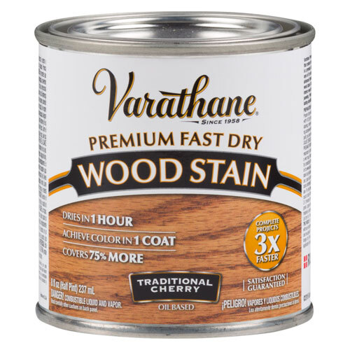 фото Масло varathane premium fast dry wood stain традиционная вишня, 0.236 л