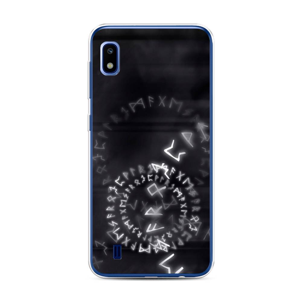 

Чехол для Samsung Galaxy A10 "Руны", Серый;черный, 27950-3
