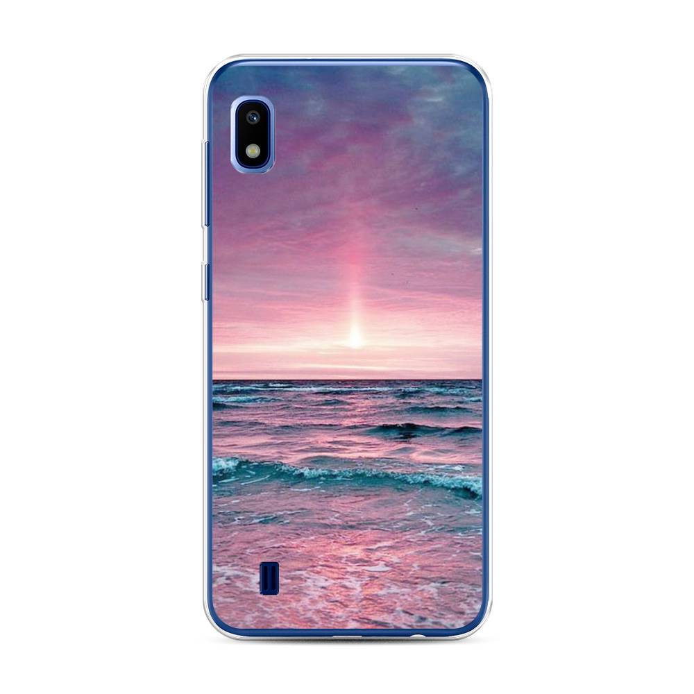 

Чехол для Samsung Galaxy A10 "Восход 3", Розовый;голубой, 27950-2