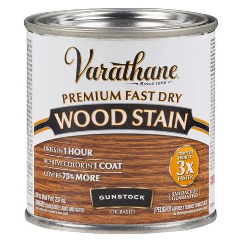 Масло для дерева и мебели Varathane Premium Fast Dry Wood Stain Дуб гансток, 0.236 л