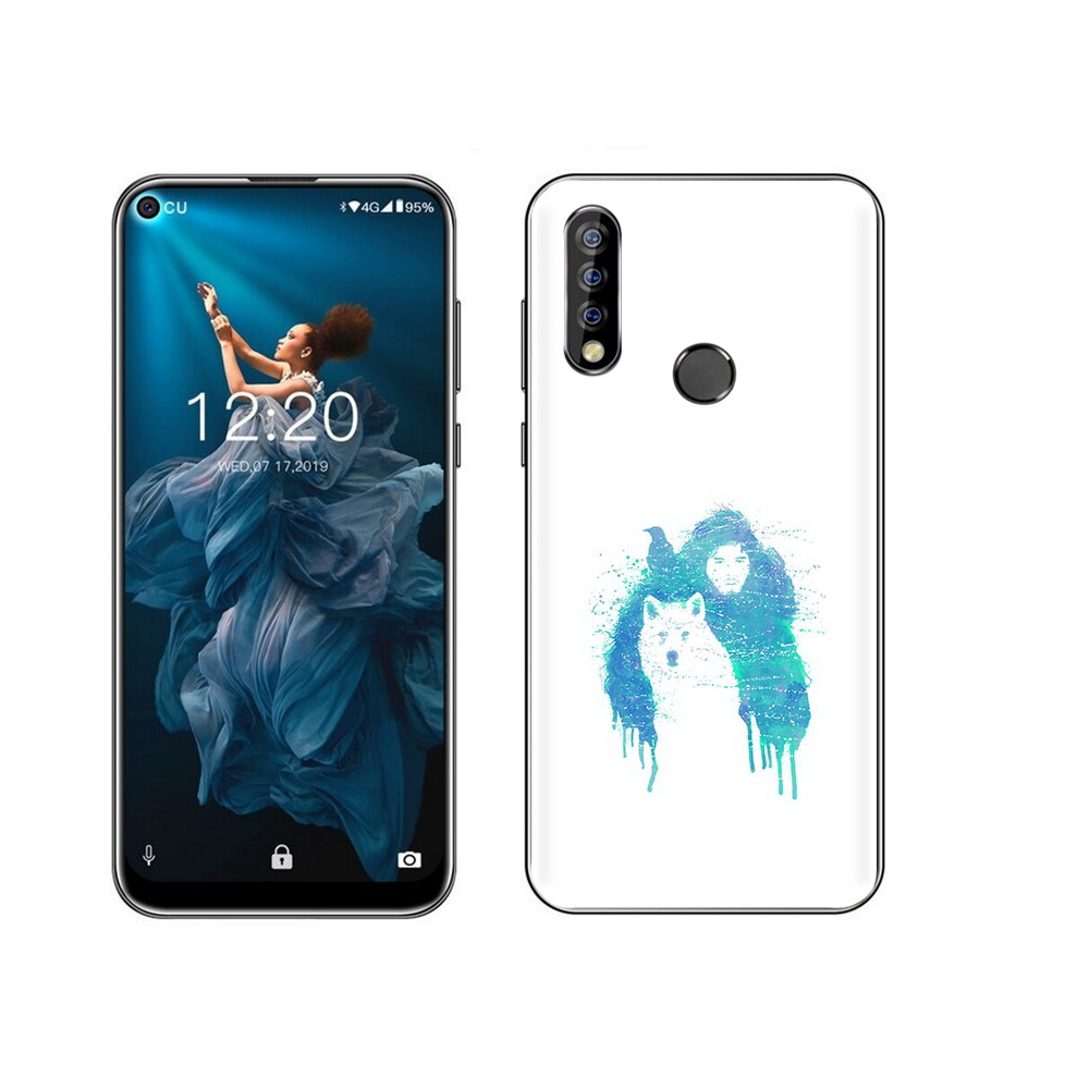 

Чехол MyPads Tocco для Oukitel C17 Pro джон сноу, Прозрачный, Tocco