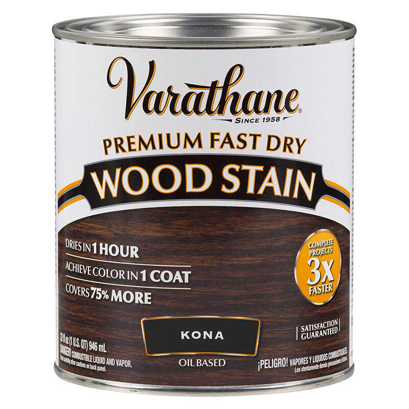 фото Масло для дерева и мебели varathane premium fast dry wood stain кофе, 0.946 л