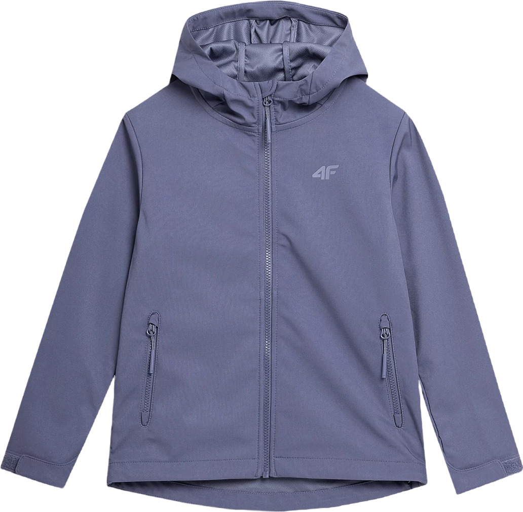 Ветровка детская 4F SOFTSHELL JACKET  M091, Синий, 134