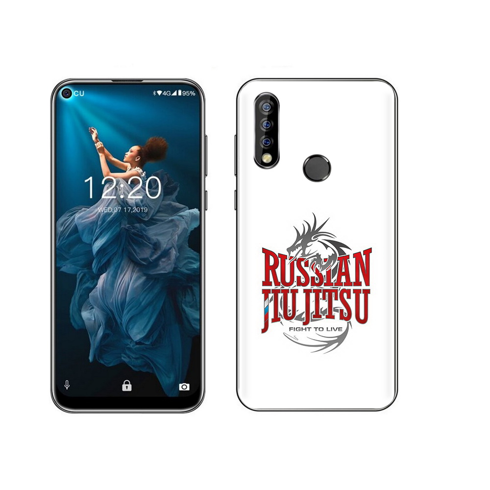 

Чехол MyPads Tocco для Oukitel C17 Pro джиу джитсу, Прозрачный, Tocco