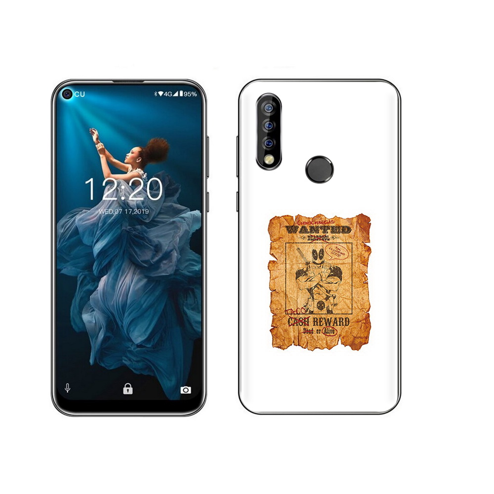 

Чехол MyPads Tocco для Oukitel C17 Pro дедпул, Прозрачный, Tocco