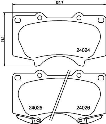 

Тормозные колодки NISSHINBO передние дисковые Strong Ceramic np1012sc