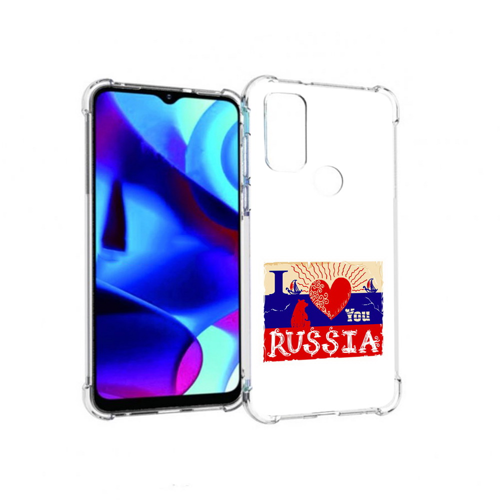 

Чехол MyPads Tocco для Motorola Moto G Люблю Россию (PT227075.349.112), Прозрачный, Tocco
