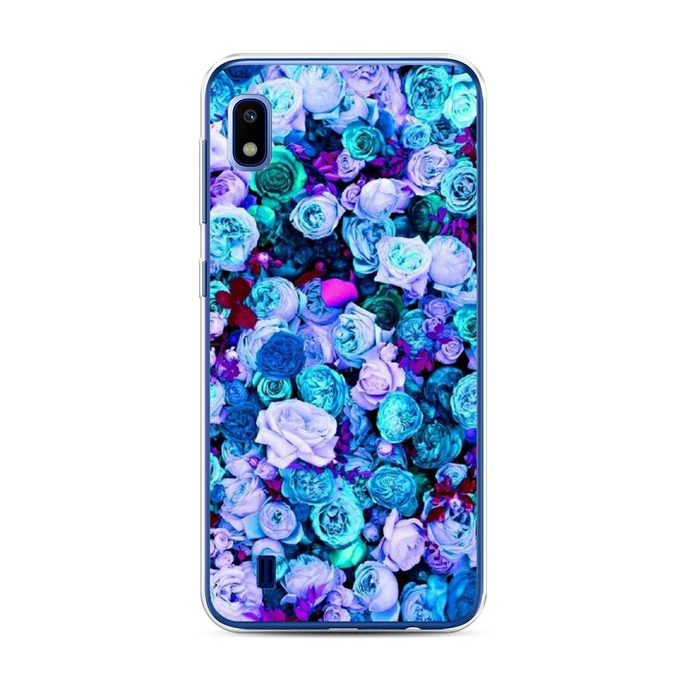 

Чехол для Samsung Galaxy A10 "Цветочный ковер", Фиолетовый, 27950-2