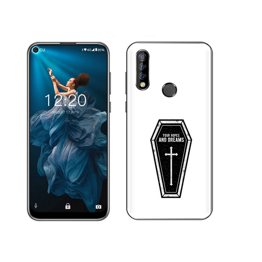 

Чехол MyPads Tocco для Oukitel C17 Pro гроб с мечтами, Прозрачный, Tocco