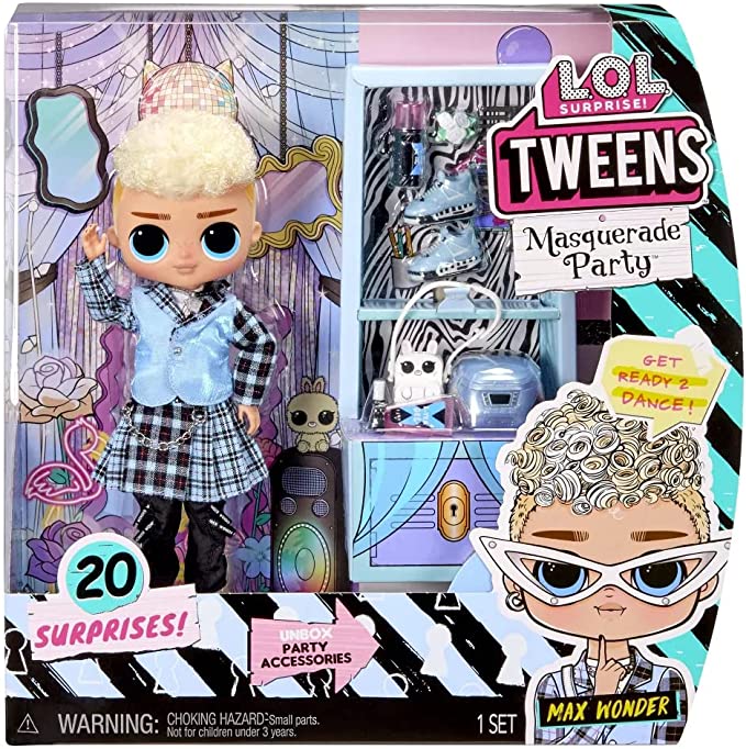 L.O.L. Surprise! Tweens Masquerade Party Max Wonder 584131 игровой набор с куклой baby alive foodie cuties party series 2 10 сюрпризов