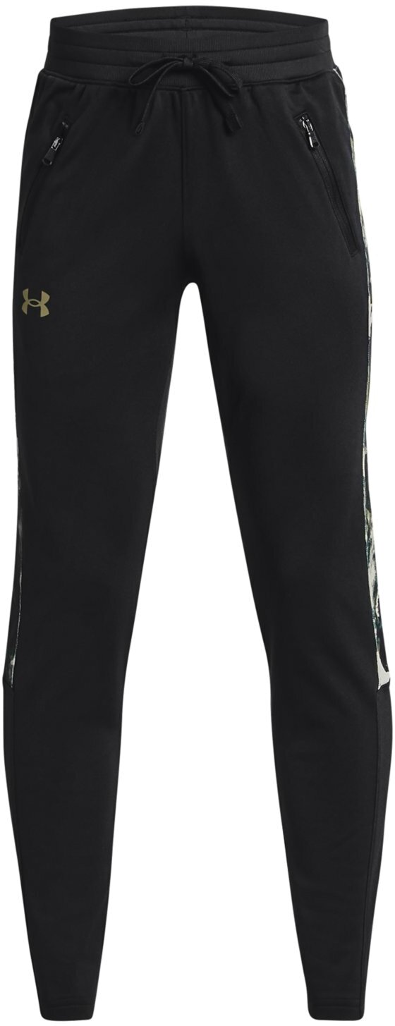 Брюки детские Under Armour B Nov Pennant Tapered Pants, Черный, 128