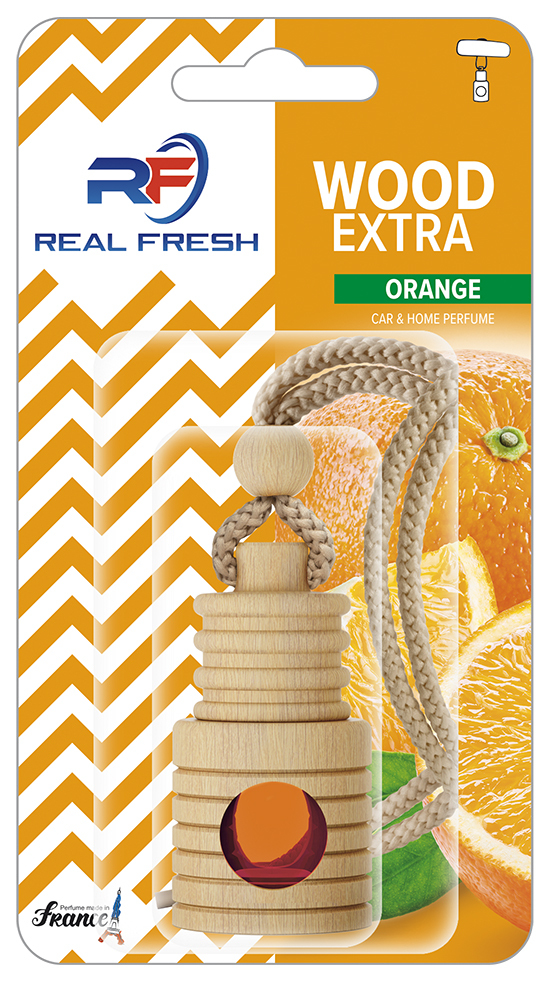 Автопарфюм Real Fresh WOOD EXTRA Orange (апельсин) 5 мл