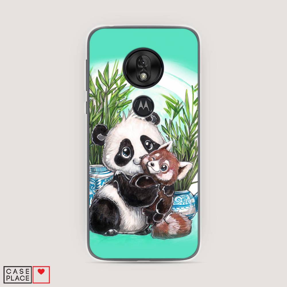

Чехол Awog на Motorola Moto G7 Play / Моторола Мото G7 Плэй "Друзья зверята", Разноцветный, 241250-2