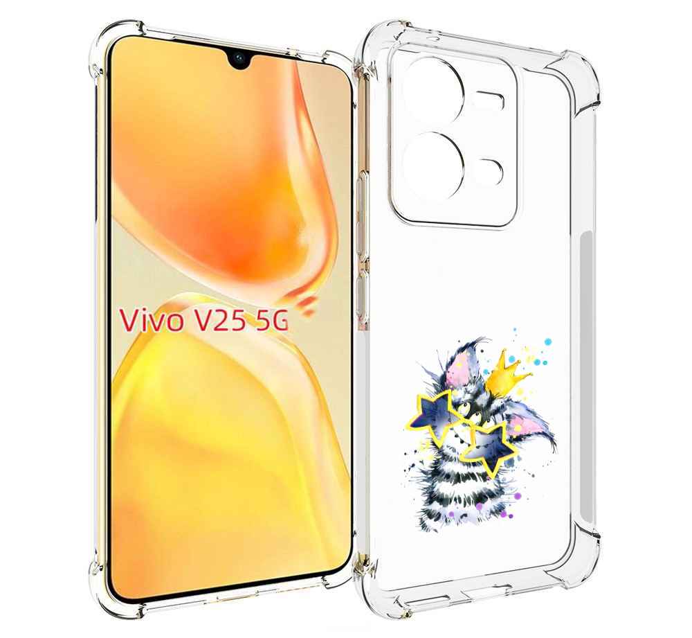 

Чехол MyPads Мартовский Нуся для Vivo V25 5G / V25e, Прозрачный, Tocco