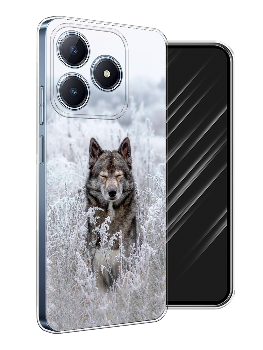 

Чехол Awog на Realme C63 "Волк в поле", Белый;черный, 2517350-1