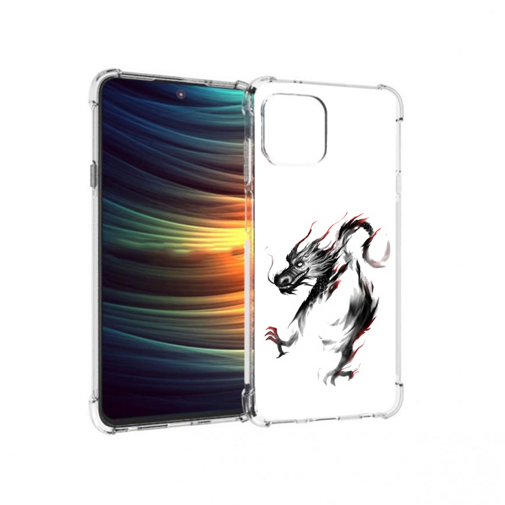 

Чехол MyPads Tocco для Motorola 20 Lite черный дракон (PT227073.348.690), Прозрачный, Tocco