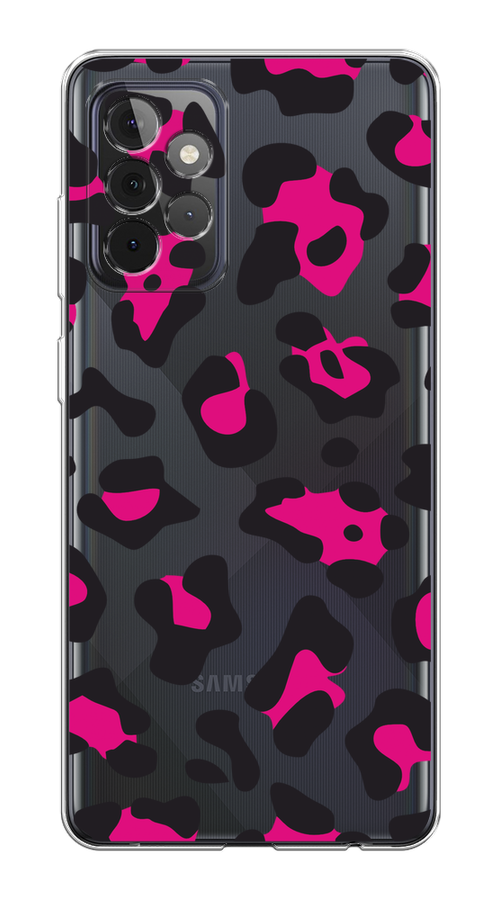 

Чехол на Samsung Galaxy A72 "Pink cow spots", Черный;розовый, 2101950-1