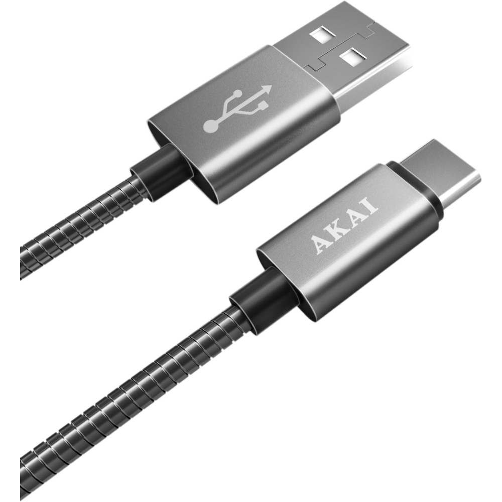 Кабель Akai CE-444S USB to USB Type-C 1m Silver