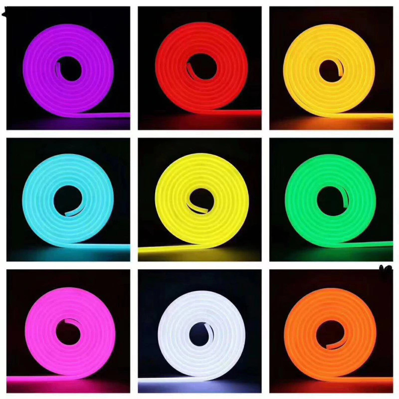 

Светодиодная неоновая лента 5м Красный